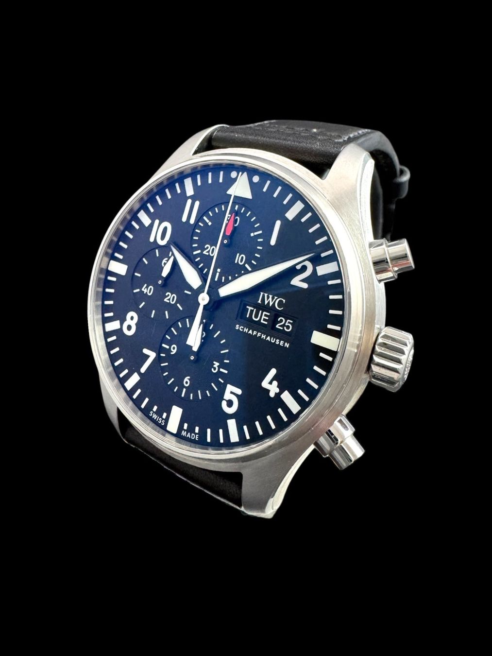 IWC Orologi: IWC Fliegerchronograph Day-Date Automatic 43mm Fullset*U1364 – Usato da Zürich venduto da GalerieInauen 1