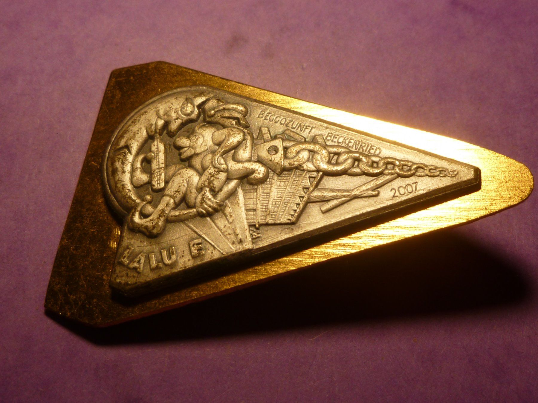 Plaquettes & Badges: BECKENRIED 2007 GOLD – D'occasion à Ried (Muotathal) par Mandarin02