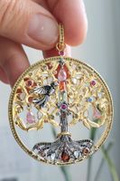 Wunderschöne grosse Anhänger Silber 925