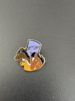 Pin Hypona Pferdemotiv goldfarben guter Zustand