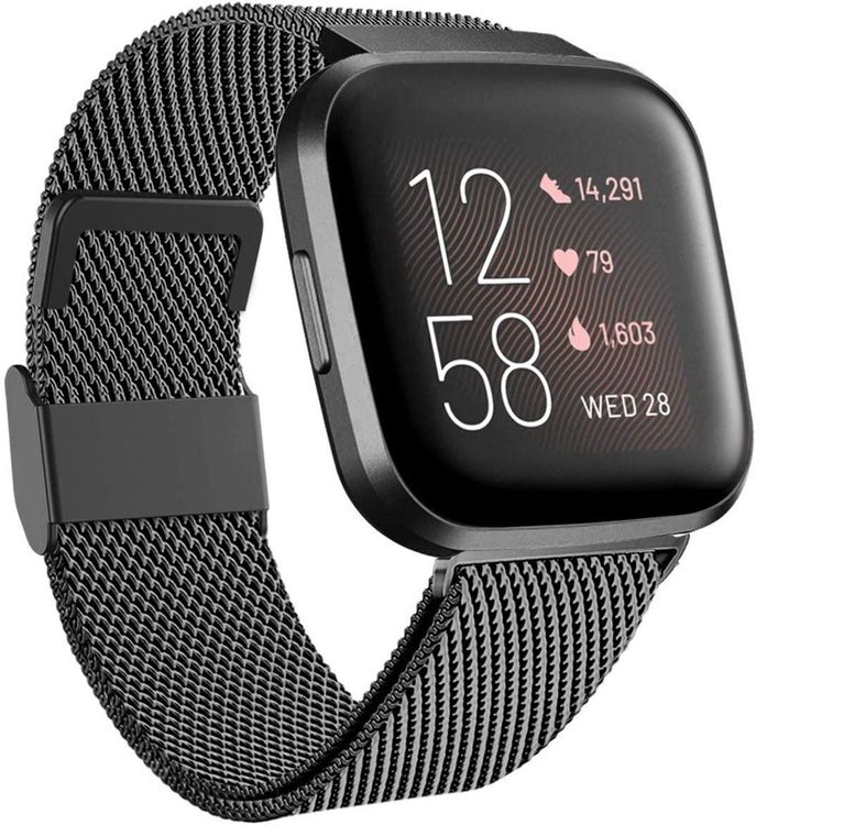 New Fitbit Versa 2 Fitness Health Smartwatch Heart Rate Monitor Activity Tracker