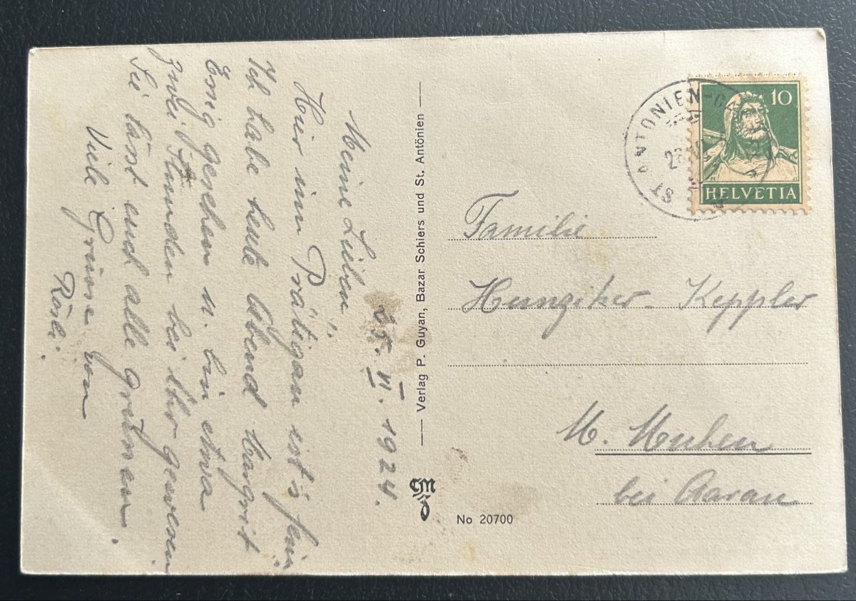 Cartes postales: St.Antönien Rüti – D'occasion à Horw par Tellbub 1
