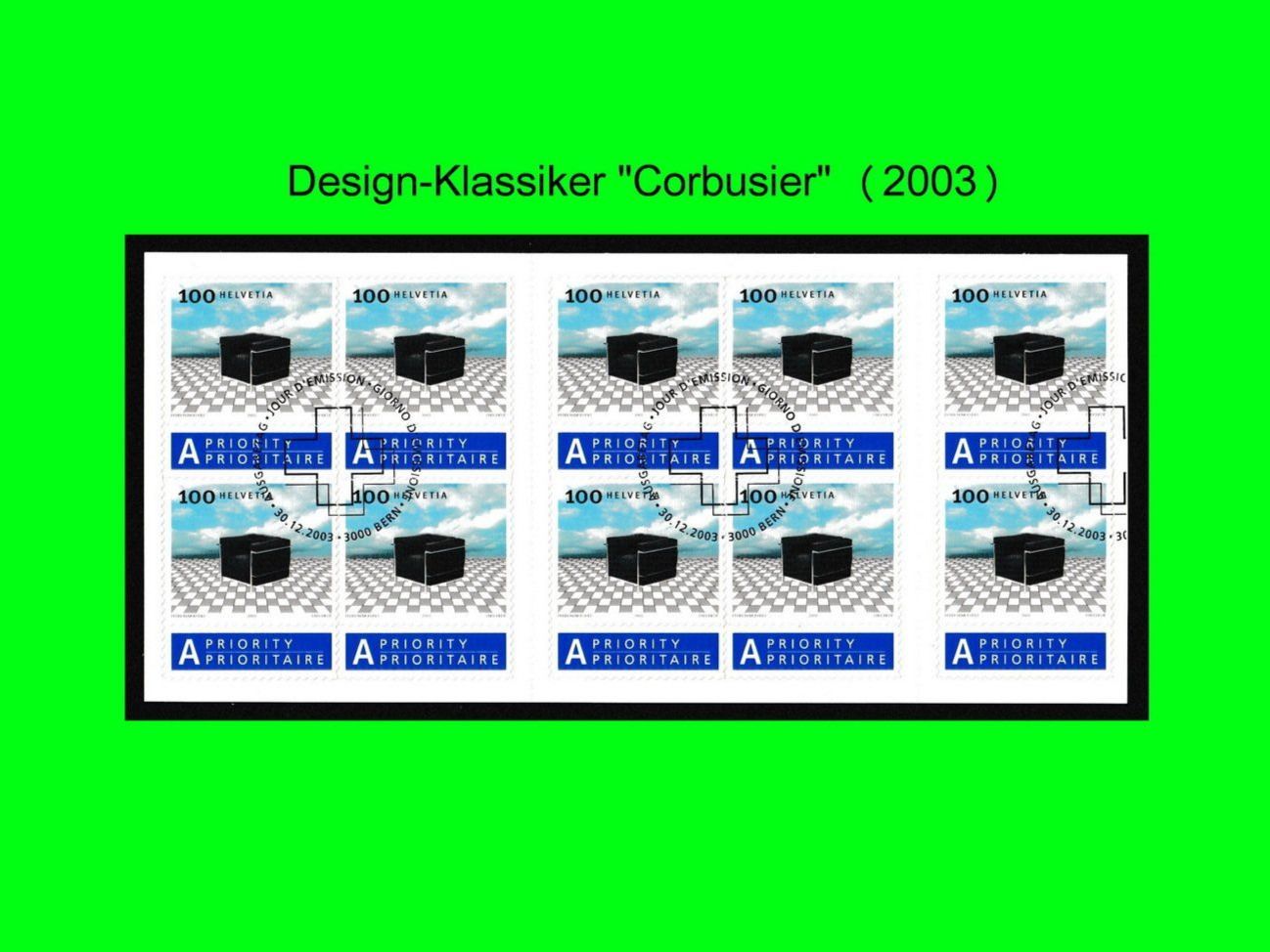 Tutti i francobolli: Markenhefte "Design-kKassiker Schweiz I" (2003) – Nuovo (secondo la descrizione) da Dübendorf venduto da chiara48 3