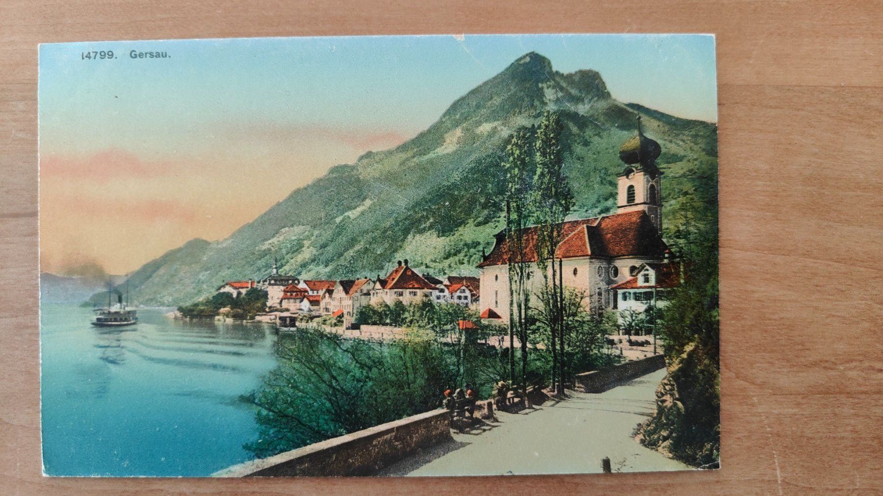 Cartoline postali: Gersau um 1910 – Usato da St. Erhard venduto da Chaeferli6
