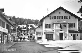 Saint Cergue VD Dorfzentrum mit Hotels