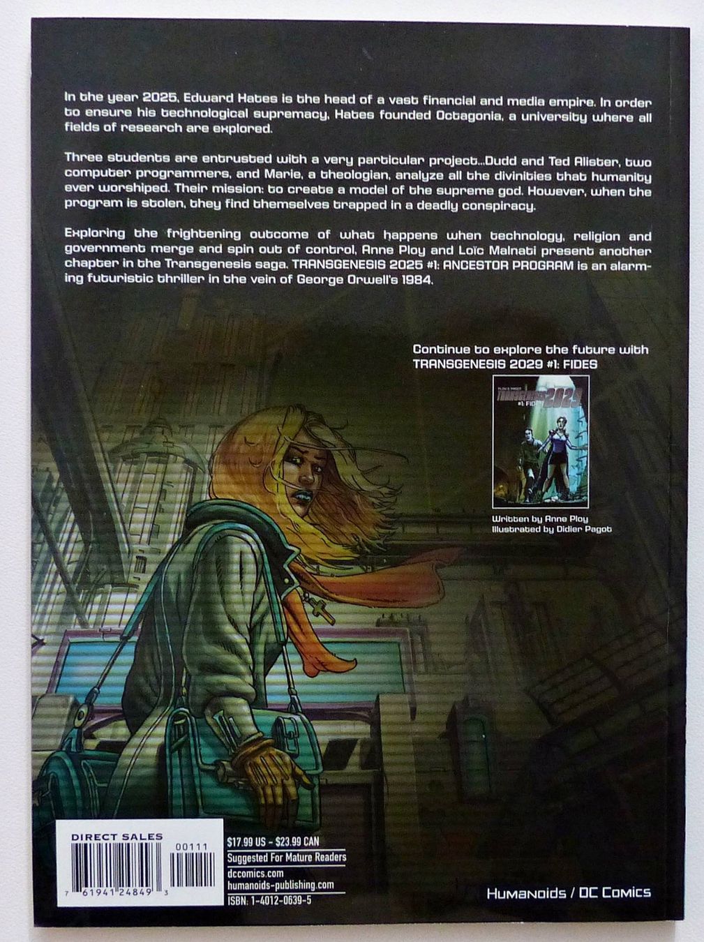 Fumetti: TRANSGENESIS 2029 & 2025 PREQUEL DC HUMANOIDS 2004-5 – Usato da Lugano venduto da YouWantUS 4