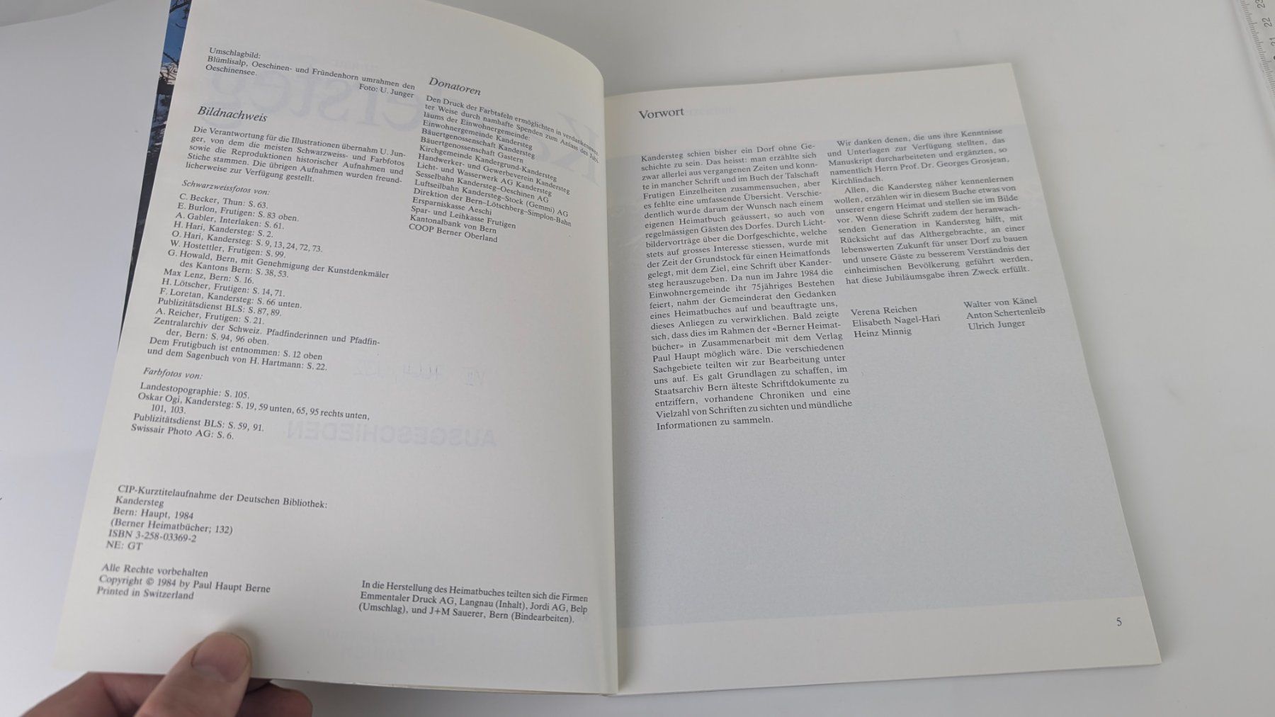 Libri: Berner Heimatbücher: Kandersteg 1984 – Usato da Zürich venduto da axolottchen 4