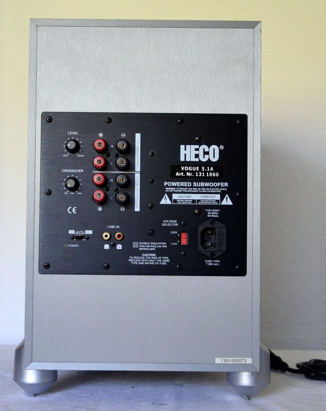 Heco Lautsprecher: Heco Vogue 5.1 Subwoofer – Gebraucht aus Collonges von arashee 3