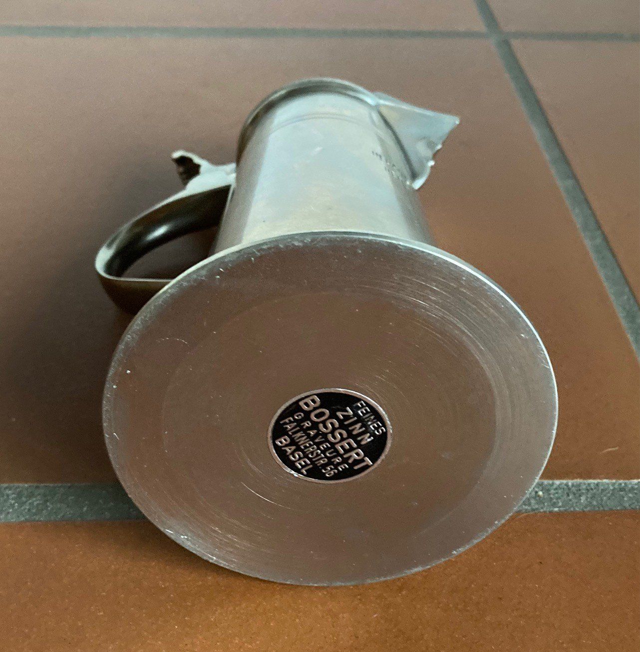 Caraffe: Kleine Zinnkanne Basel – Usato da Orselina venduto da Vrenegonde 3