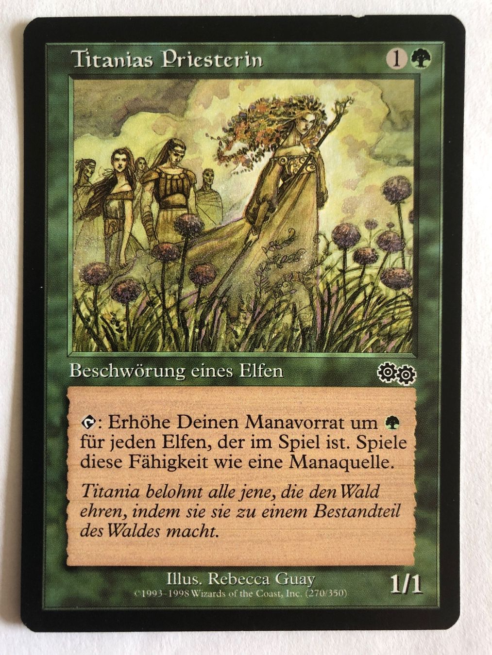Magic The Gathering Sammelbilder & Trading cards: MTG - Titanias Priesterin - #direktkauf – Gebraucht aus Basel von Melchior5