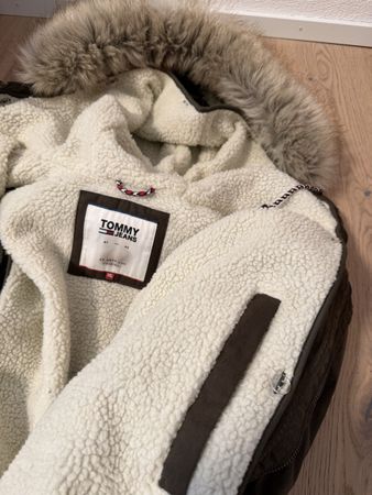 Tommy Jeans Winter Jacke, Khaki, Grösse XL, Top Zustand!