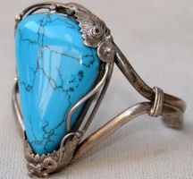 Armband, Türkis - Silber 925 / Bracelet, turquoise - argent