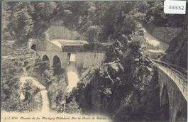 Chemin de fer Martigny-Chatelard - Sur la Route de Salvan