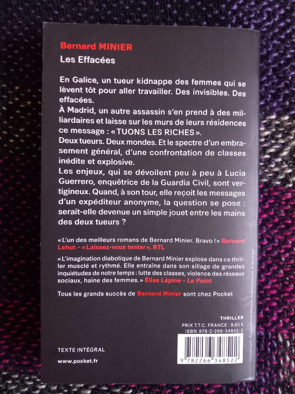 Libri: Bernard Minier - Les Effacées – Usato da Salavaux venduto da PrimeDealsCH 1