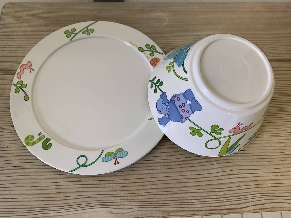 Set di piatti: HABA Melamin Set Dschungel – Usato da Altendorf venduto da kelwitt0 3