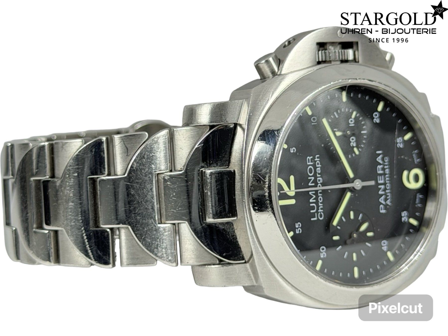 Panerai Orologi: Panerai Luminor Chronograph 40 - PAM00310 – Usato da Zürich venduto da Stargold-Uhren 3