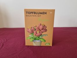 Topfblumen Baustein-Set Pfingstrosen
