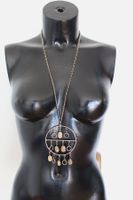 Vintage Modeschmuck Kette mit Skarabäus Anhänger