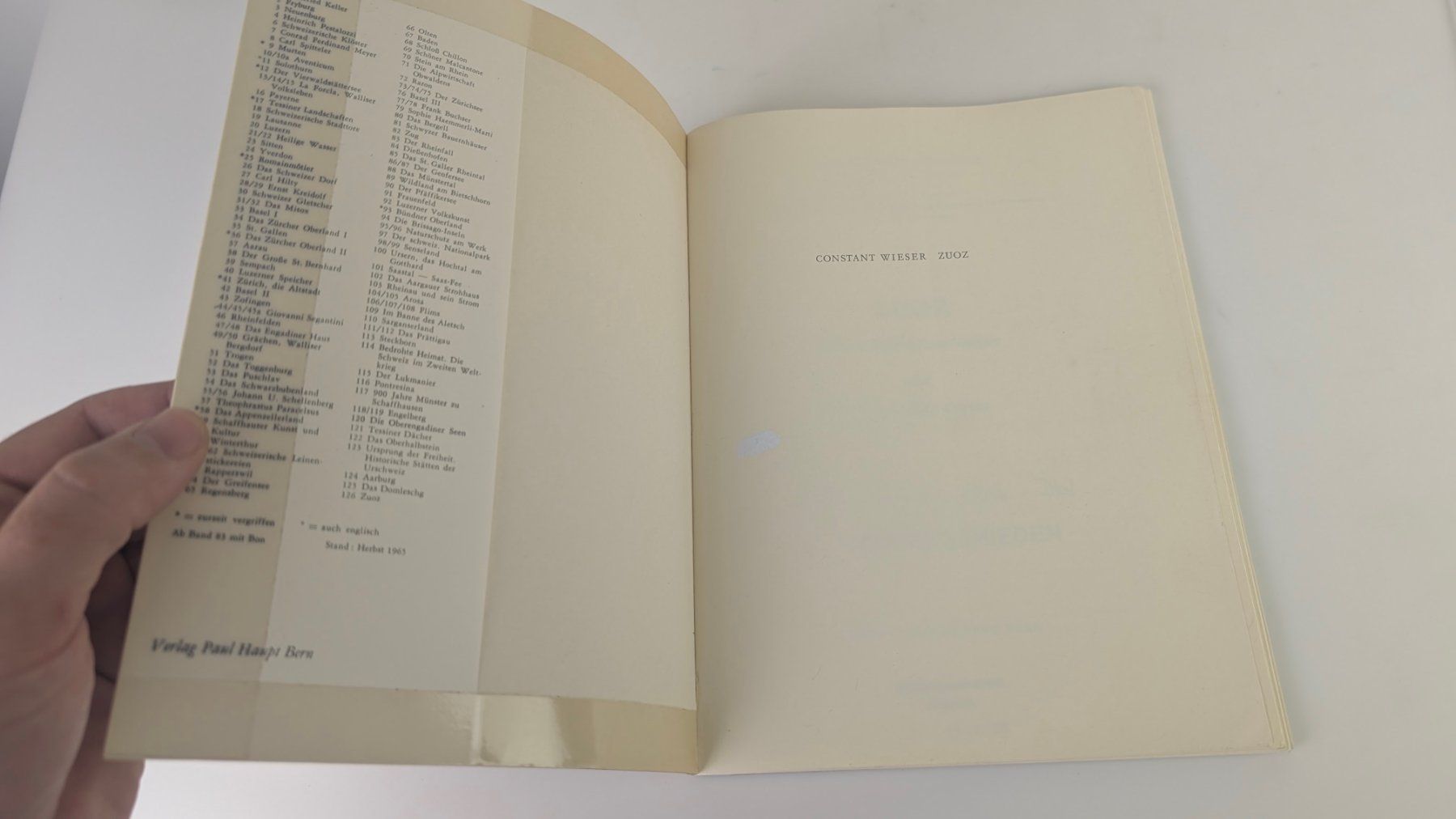Libri: Schweizer Heimatbücher: Zuoz 1965 – Usato da Zürich venduto da axolottchen 2
