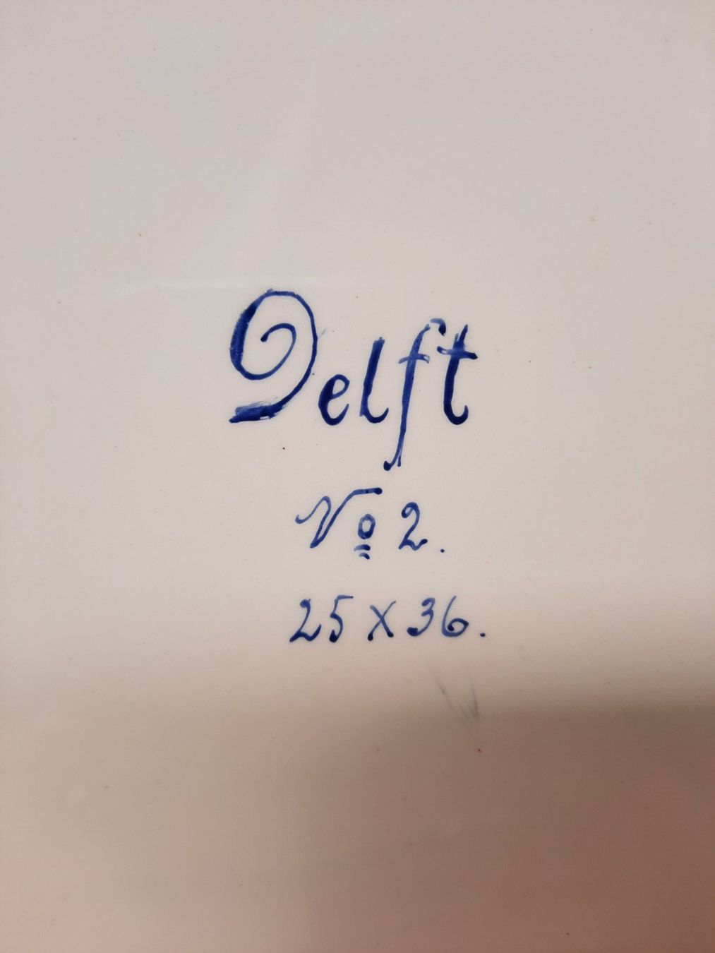 Servierplatten: Keramikplatte Delft blau – Gebraucht aus Weinfelden von JoeBaer 2