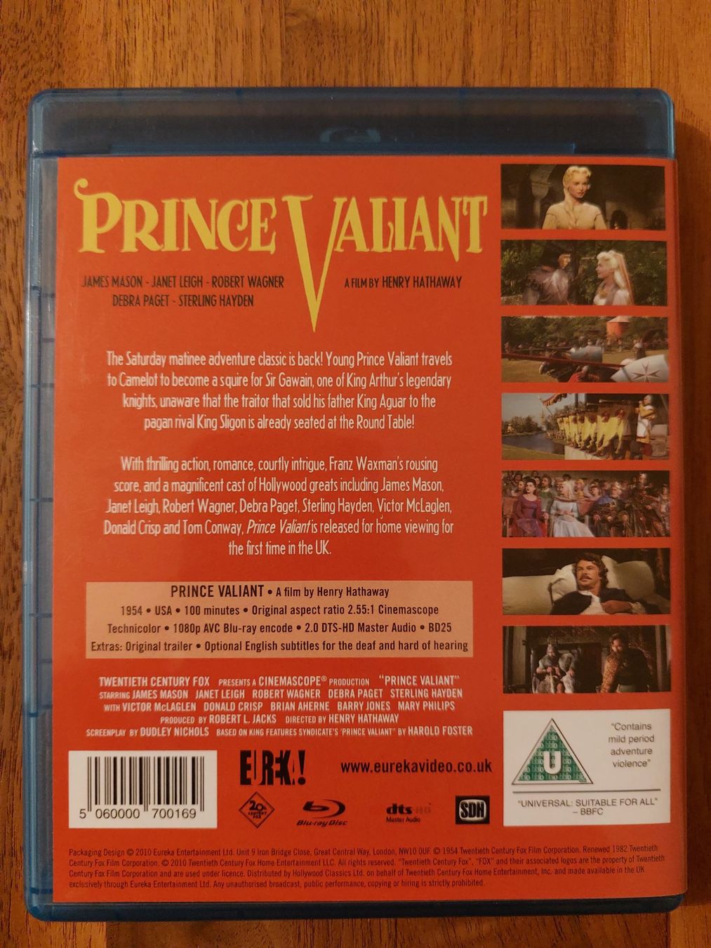 Tutti i DVDs: Blu Ray - Prince Valiant (1954) – Usato da Rheinfelden venduto da FilmAuktion 1