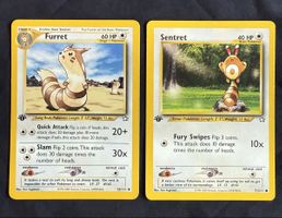 1st Edition Furret & Sentret Set (Neo Genesis) - 35, 71/111