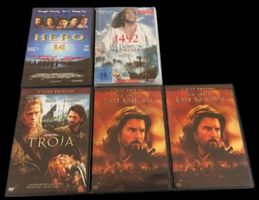 Film DVD Set Hero 1492 Troja Last Samurai gebraucht
