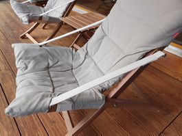 2 Fiam Gartensessel Linda + 2 Hocker – perfekt zum Relaxen