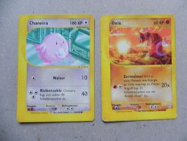 Chaneira Onix Pokémon 2 Sammelkarten Edition Ausgabe 2002 KP