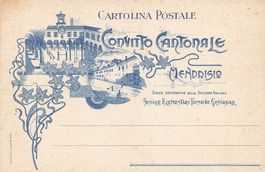 Mendrisio TI Convito Cantonale Litho