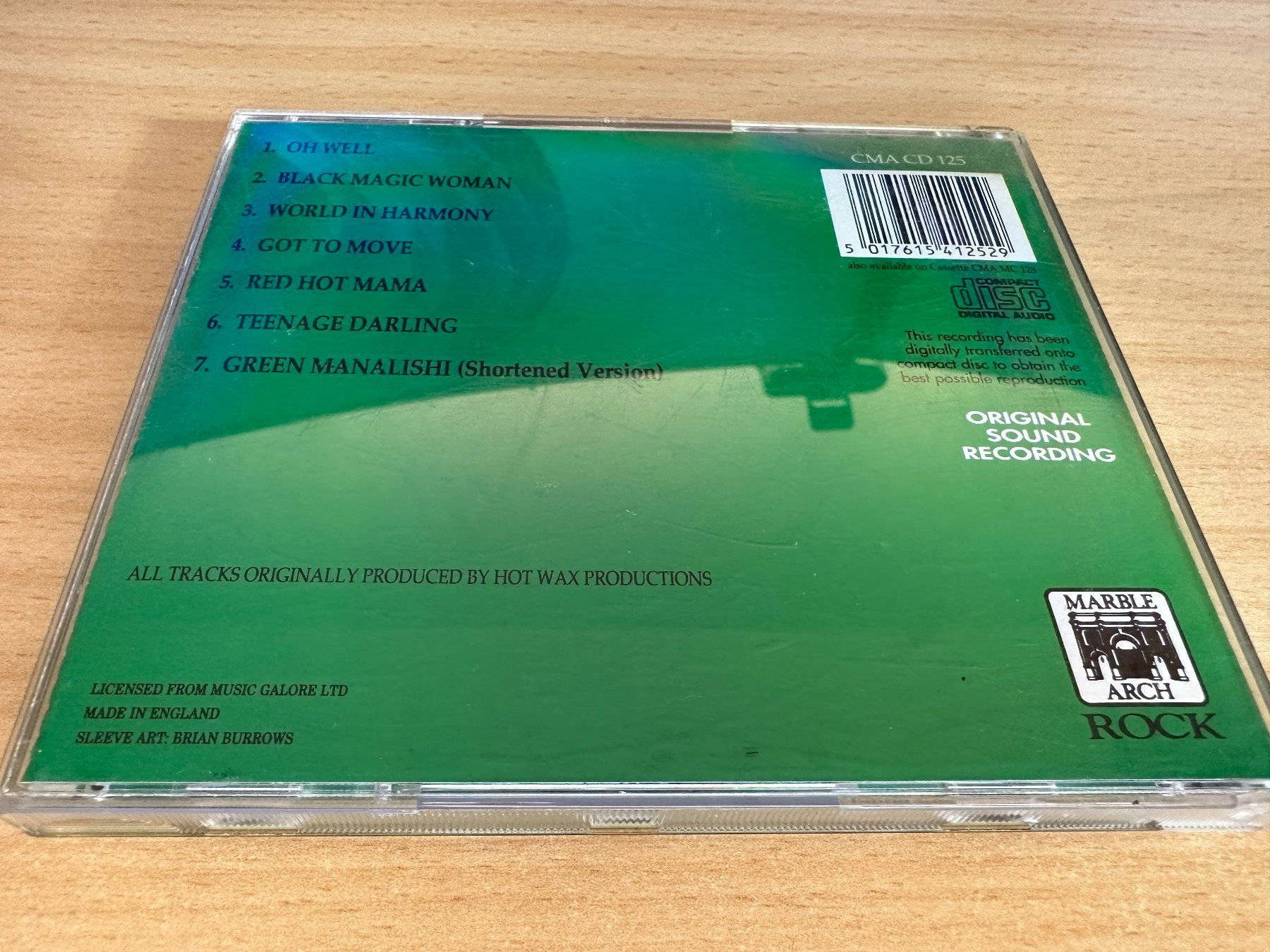CDs: Fleetwood Mac – Live – Gebraucht aus Rikon im Tösstal von Alpenmutz 1