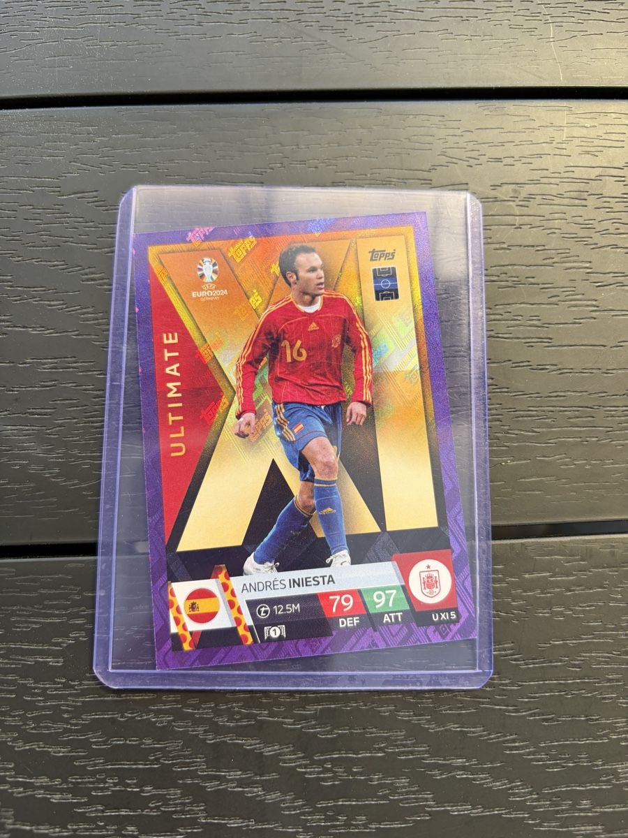 Topps Carte collezionabili: Andres Iniesta Ultimate Purple Parallel  – Nuovo (secondo la descrizione) da Burgdorf venduto da lea_cw56