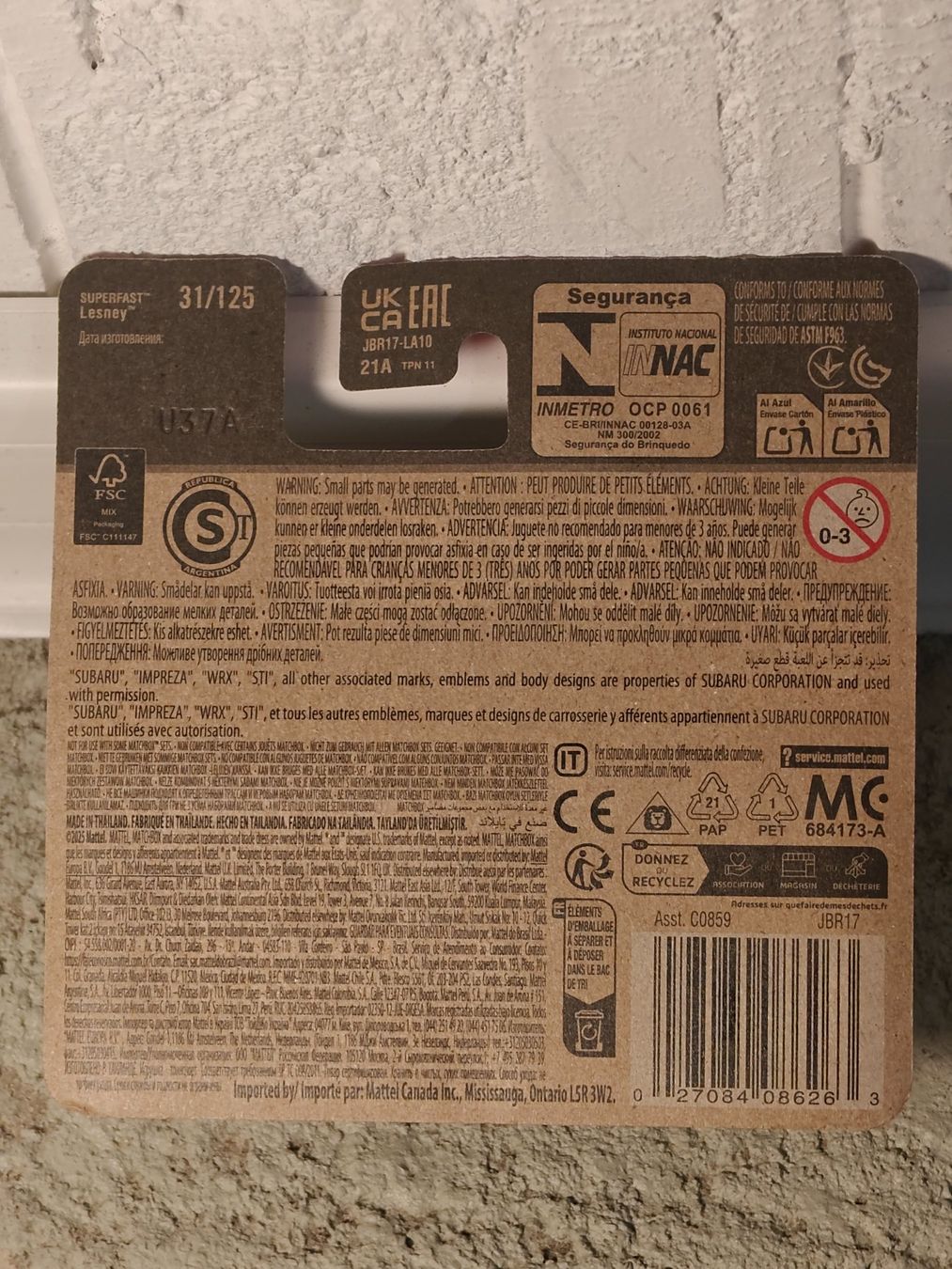 Matchbox Modellini d'auto: Matchbox 2024 Subaru WRX S4 STI – Nuovo e nell'imballaggio originale da Flaach venduto da ste_7cwf 3
