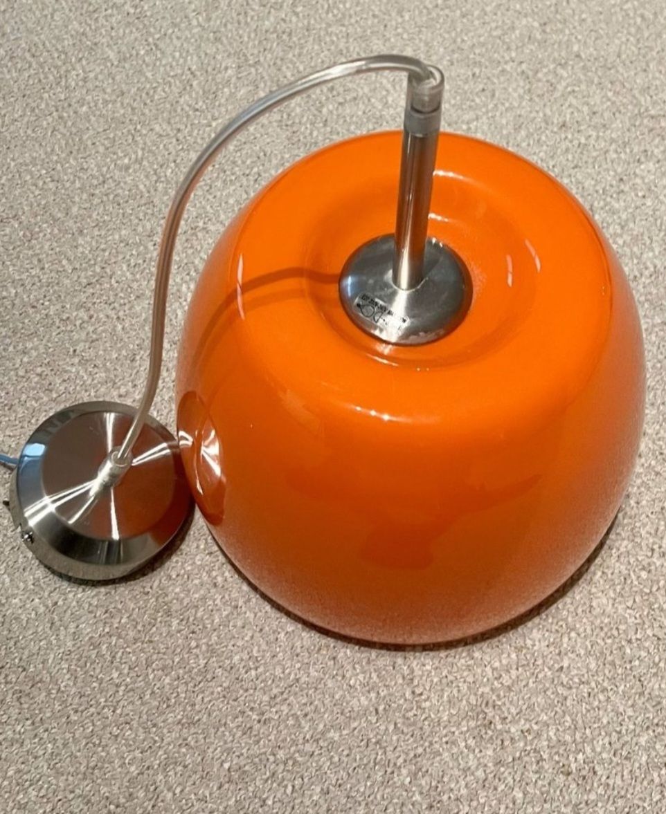 Lampadari & plafoniere: PRISMA Orange Pendant Ceiling Lamp – Usato da Zürich venduto da seconda_chance