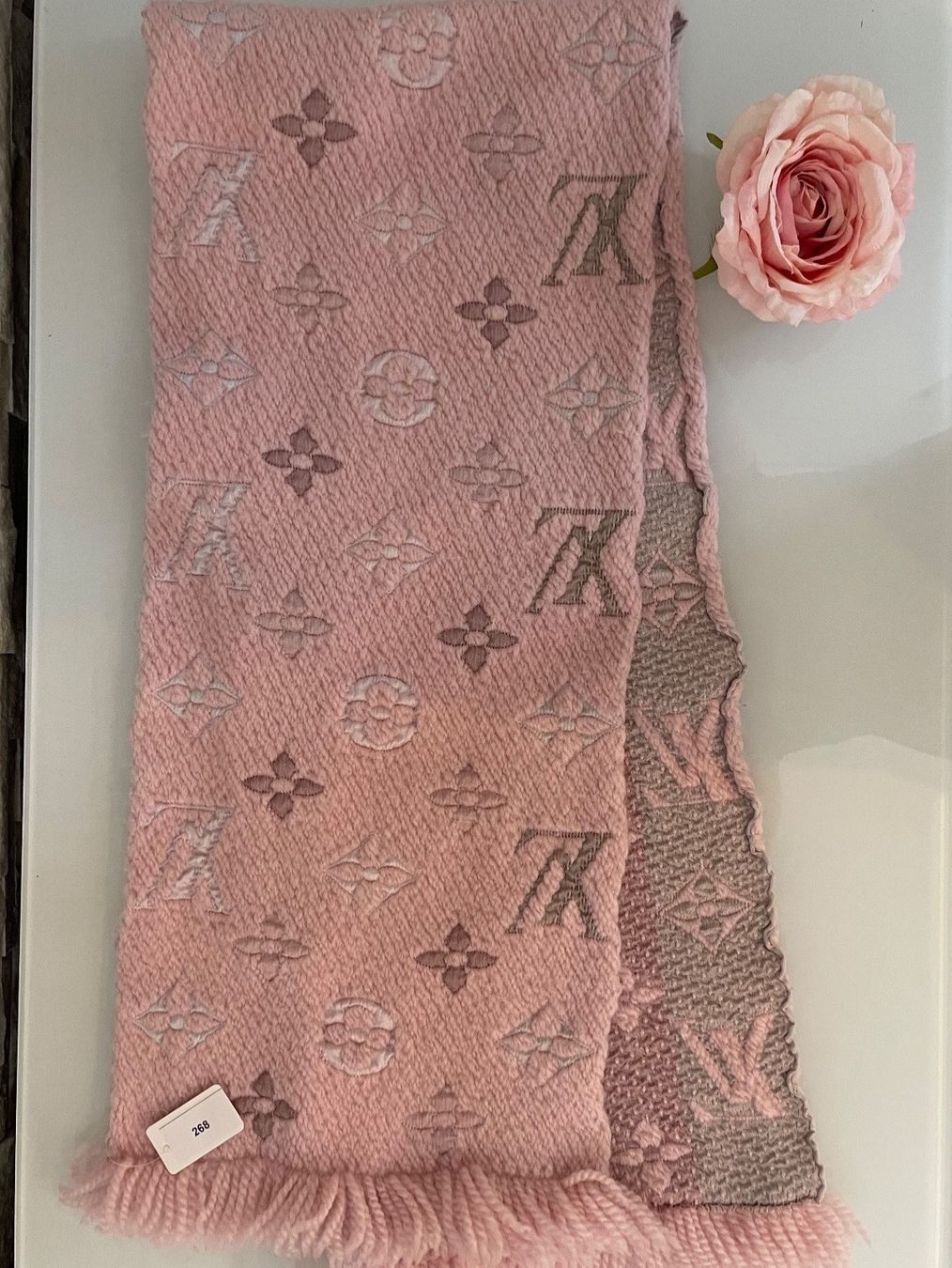Louis Vuitton Foulard & Sciarpe: Louis Vuitton Schal Logomania - Nr. 268 – Usato da Hittnau venduto da LuxAndMore 2
