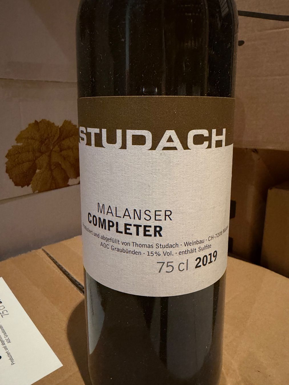 Studach Vins: Thomas Studach Completer 2019 – Neuf avec emballage d'origine à Liestal par Rockthat 1