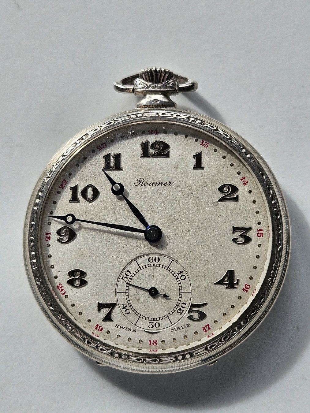 Roamer Orologi: 1L 63 Roamer Silber 0.800 Taschenuhr – Usato da Berikon venduto da mmm21