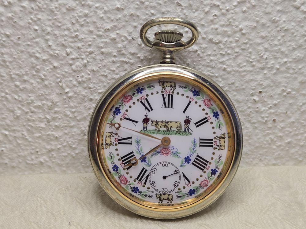 Taschenuhr Antik In Der Holzbox | Kaufen Auf