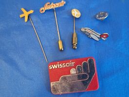 Swissair Anstecker Pins Vintage Raritäten Sammler Ju- 52