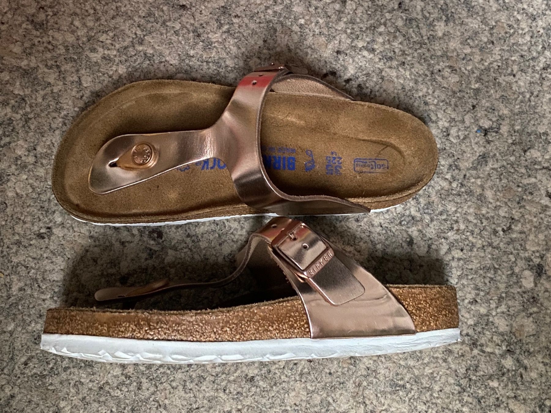 Birkenstock Chaussures femmes: Birkenstock Gizeh Copper Gr. 35 – D'occasion à Wattwil par edel88