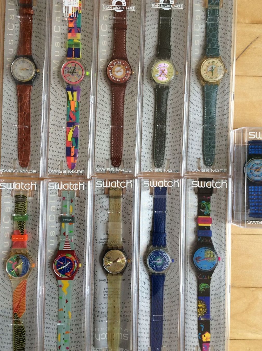 Swatch Uhren: SWATCH Sammlung / Total 11 MUSIC Uhren – Neu (gemäss Beschreibung) aus Maur von Makiga7