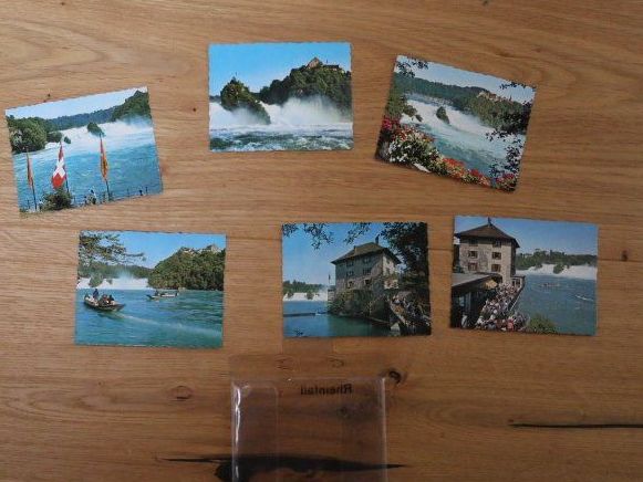 Cartoline postali: Alte Ansichtskarten vom Rheinfall in Plastikhülle / 9x7 cm – Usato da Stettlen venduto da togram4 1