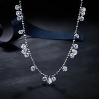 Elegante Silberkette 925 mit Zirkonia Anhänger