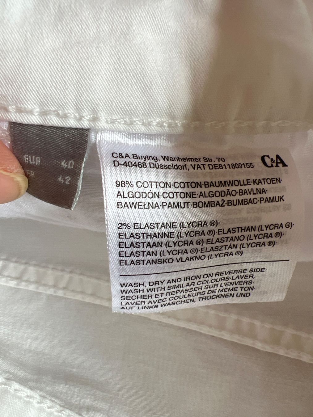 C&A Pantaloni: 2  Bermuda Shorts - Damen Gr. 40 – Usato da Chur venduto da van_hnc6 7