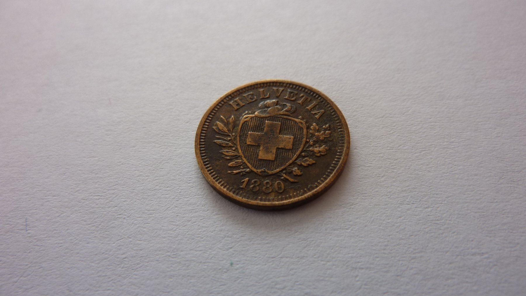Alle Münzen: Uralter Einräppler 1880 , sehr schön – Neu (gemäss Beschreibung) aus Birrwil von Schnaepli 2