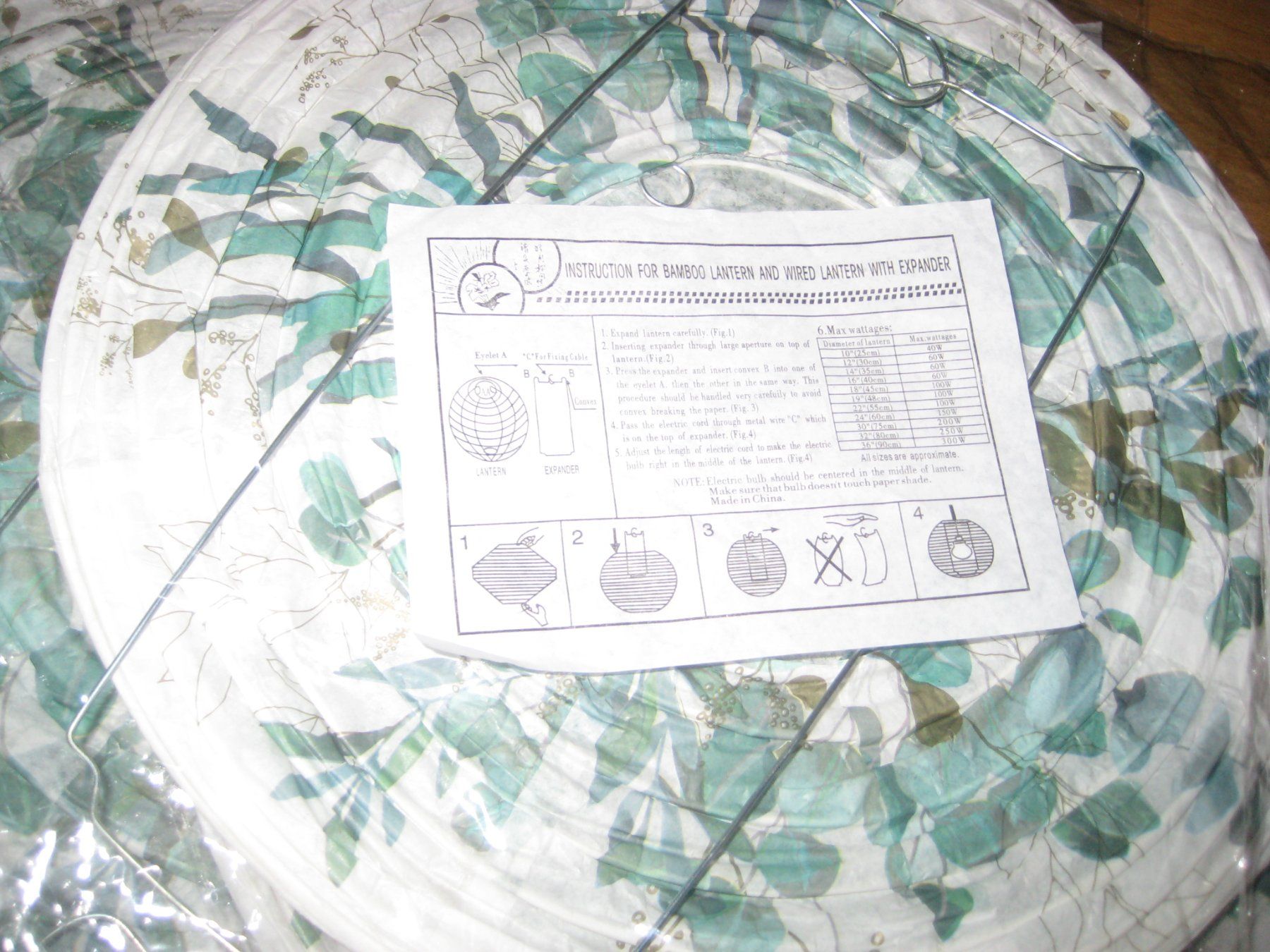 Laternen: 12 schöne Bamboo Laternen Eukalptus – Neu und originalverpackt aus Romanshorn von Wazoohandlung 2