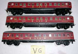VG) Trix Express 3x DSG Schlaf-Wagen