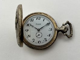 Lucerne Taschenuhr Vintage mit Jagdmotiv