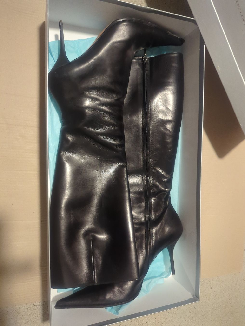 Scarpe da donna: Gianmarco Lorenzi Leder Stiefel Gr. 39 – Usato da Wauwil venduto da MEC-NET