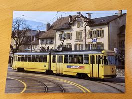 Postkarte TN Neuenburg Triebwagen Be 4/6 594